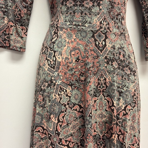 Peruvian Connection King Street Pima Cotton Modal Swing Dress Size XS - Picture 5 of 13